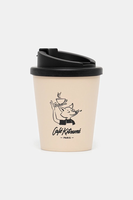 Κούπα καφέ Café Kitsuné Barista Fox μπεζ OU08102O0017