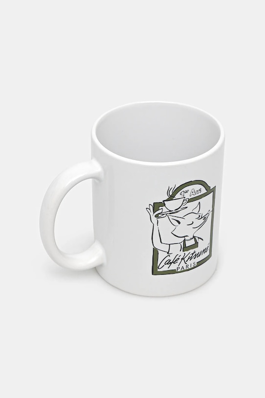 Café Kitsuné tazza Street Fox Mug OU08107O0008 bianco SS25
