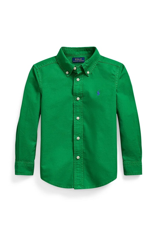 Polo Ralph Lauren koszula bawełniana dziecięca bawełna zielony 322858909018