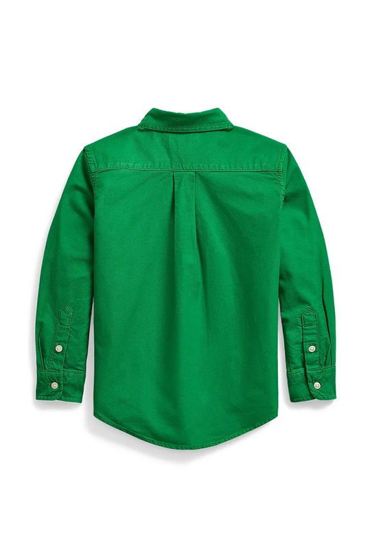 Polo Ralph Lauren koszula bawełniana dziecięca 322858909018 zielony SS25