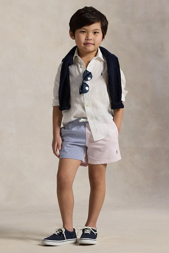 Polo Ralph Lauren koszula bawełniana dziecięca biały 322967600003