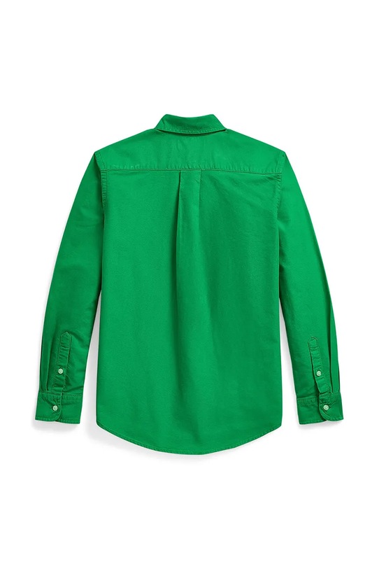 Polo Ralph Lauren koszula bawełniana dziecięca 323858909018 zielony SS25