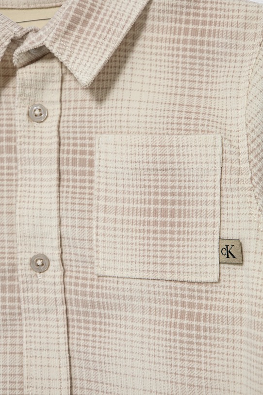 BIMBO Calvin Klein Jeans camicia per bambini IN0IN00272.PPYA beige