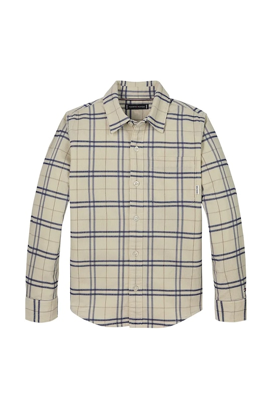Tommy Hilfiger camicia per bambini KB0KB09338.104.122.PPYA beige SS25