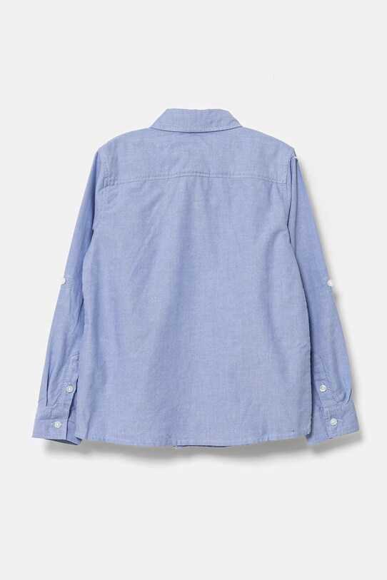 Guess koszula bawełniana dziecięca N5RH10.W9CL0.PPYA niebieski SS25
