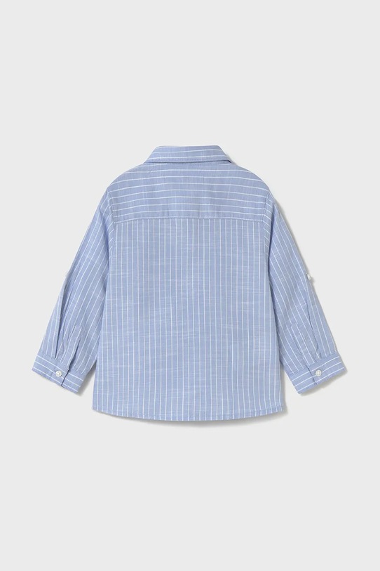 Mayoral camasa de bumbac pentru copii 1117.3E.Baby.PPYA albastru SS25