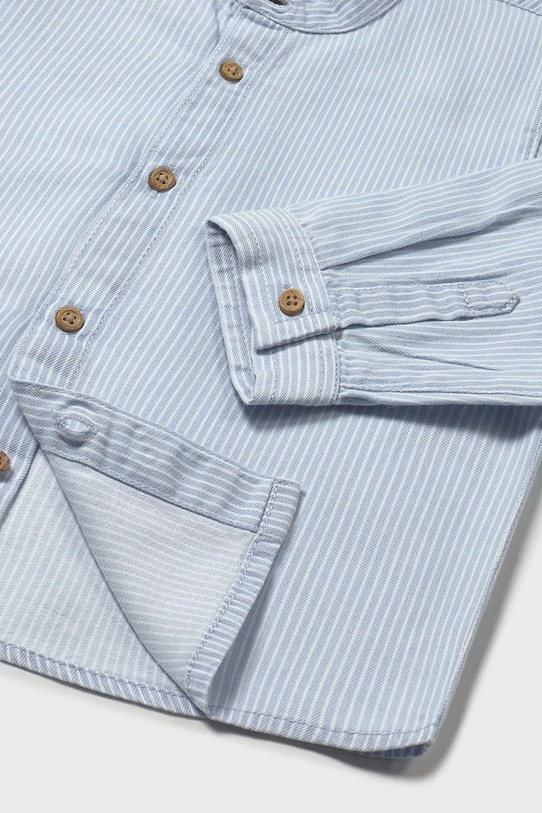 Chłopiec Mayoral koszula bawełniana dziecięca 1118.3F.Baby.PPYA niebieski