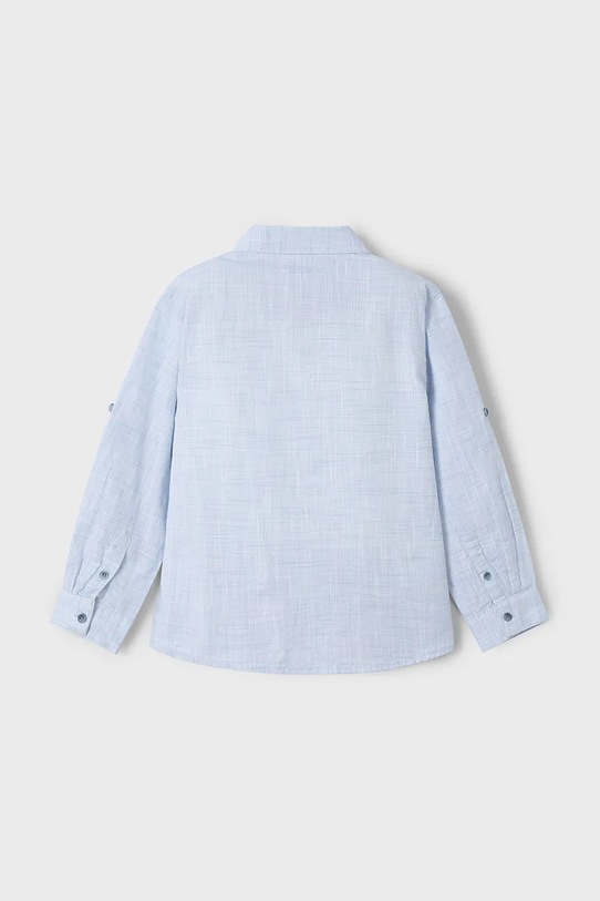 Chłopiec Mayoral koszula bawełniana dziecięca 3118.5D.Mini.PPYA niebieski