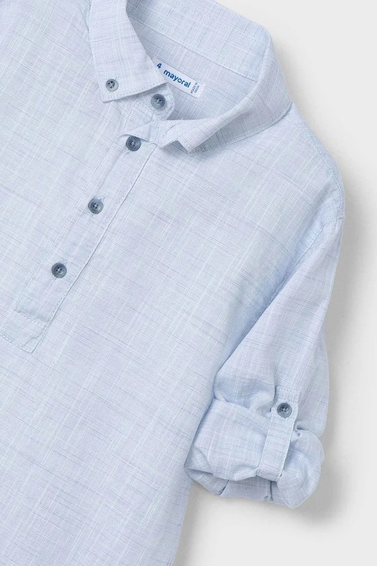 Mayoral koszula bawełniana dziecięca niebieski 3118.5D.Mini.PPYA