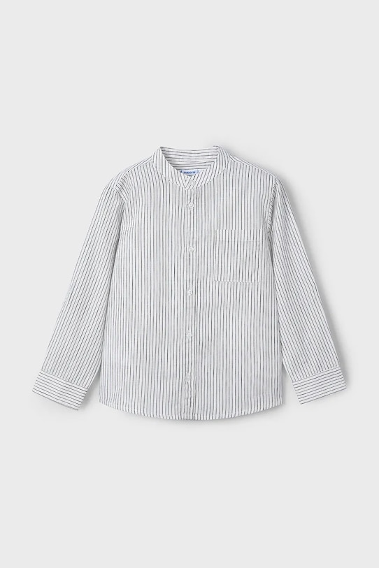 Дитяча бавовняна сорочка Mayoral 3120.5E.Mini.PPYA бежевий SS25