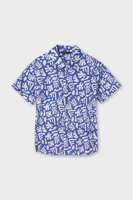 Mayoral gyerek ing pamutból 6138.7C.Junior.PPYA kék SS25