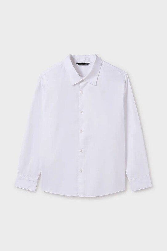 Mayoral camasa de bumbac pentru copii 6140.7A.Junior.PPYA alb SS25