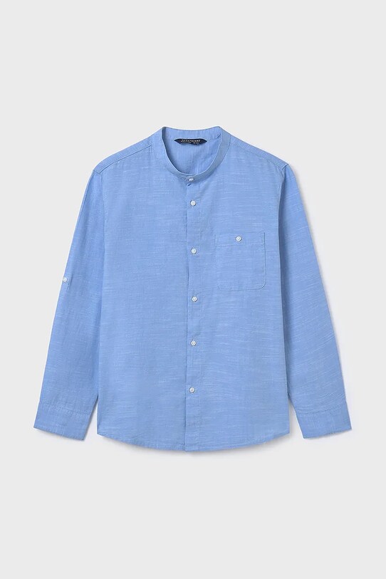 Παιδικό βαμβακερό πουκάμισο Mayoral casual μπλε 6141.7B.Junior.PPYA