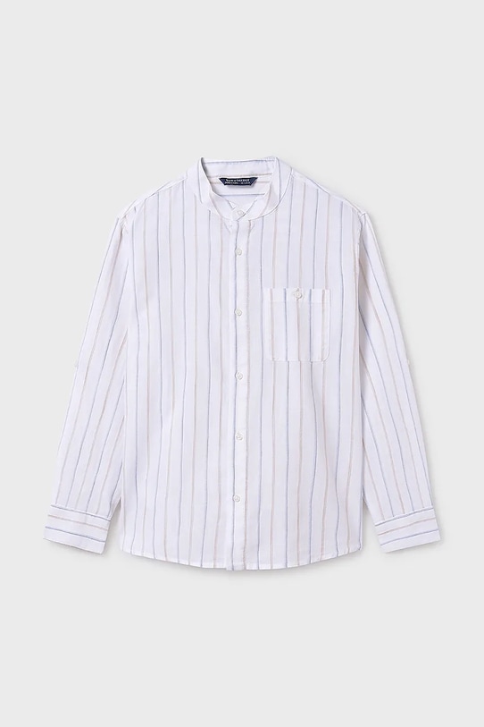 Mayoral camasa de bumbac pentru copii 6141.7B.Junior.PPYA maro SS25