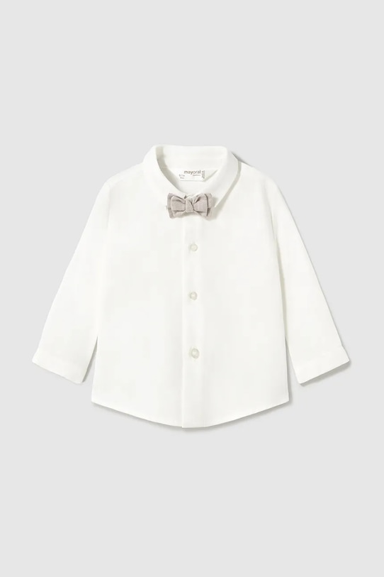 Mayoral Newborn koszula bawełniana niemowlęca bawełna beżowy 1102.1F.Newborn.PPYH
