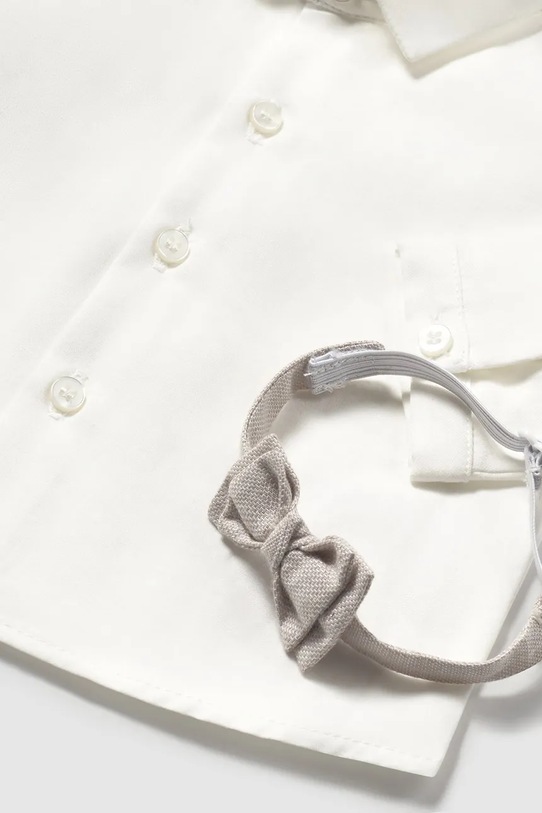 Chłopiec Mayoral Newborn koszula bawełniana niemowlęca 1102.1F.Newborn.PPYH beżowy