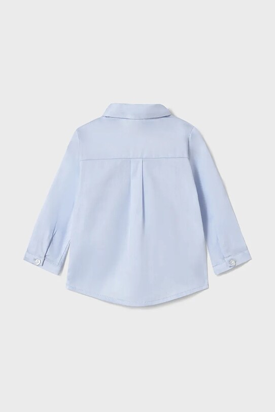 Хлопковая рубашка для младенцев Mayoral Newborn 1102.1F.Newborn.PPYH голубой SS25