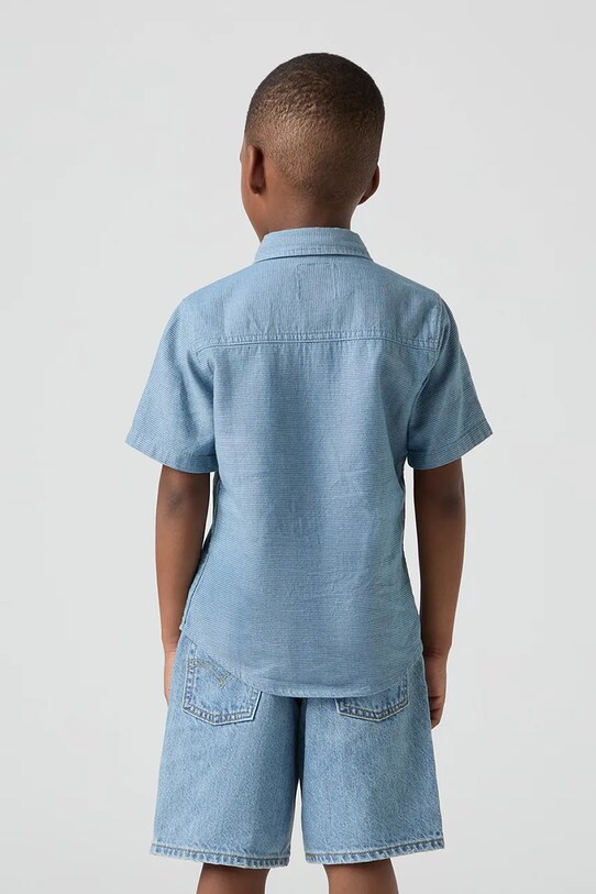 Levi's koszula bawełniana dziecięca SS WOVEN SHIRT 8EH426