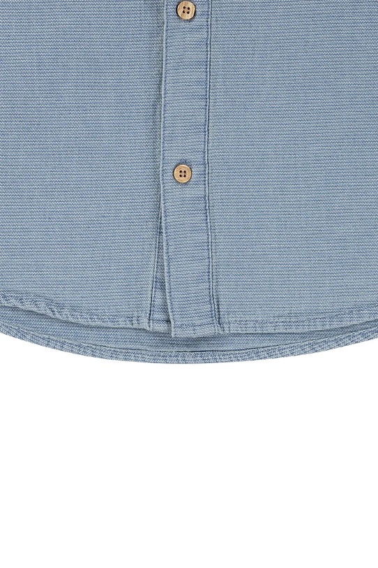 Levi's koszula bawełniana dziecięca SS WOVEN SHIRT 9EH426 niebieski