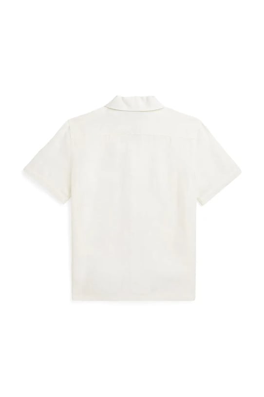 Polo Ralph Lauren koszula lniana dziecięca 323964585001 biały SS25