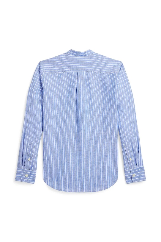 Хлопчик Дитяча бавовняна сорочка Polo Ralph Lauren 323964594001 блакитний