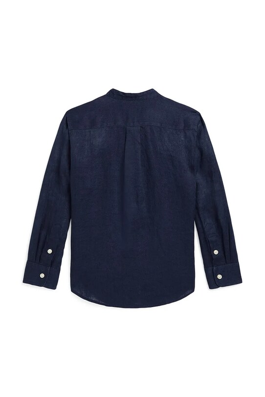 Polo Ralph Lauren koszula z domieszką lnu dziecięca 322964592001 granatowy SS25