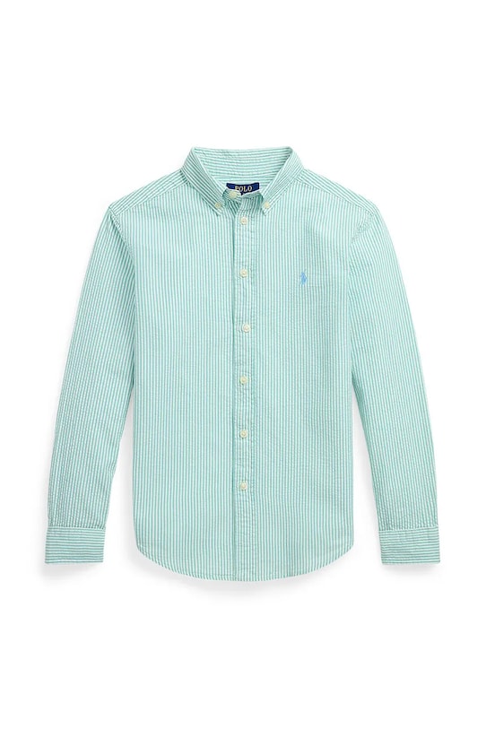 Polo Ralph Lauren koszula bawełniana dziecięca wzorzyste turkusowy 323964692002