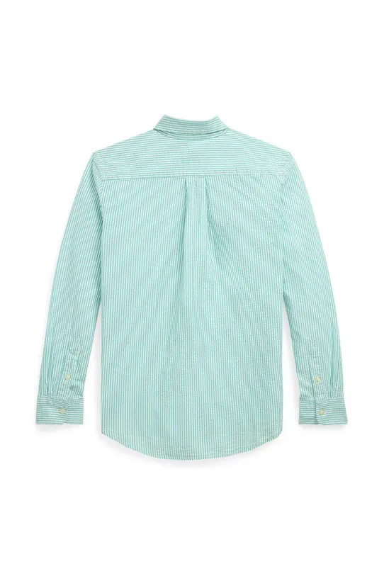 Polo Ralph Lauren koszula bawełniana dziecięca 323964692002 turkusowy SS25
