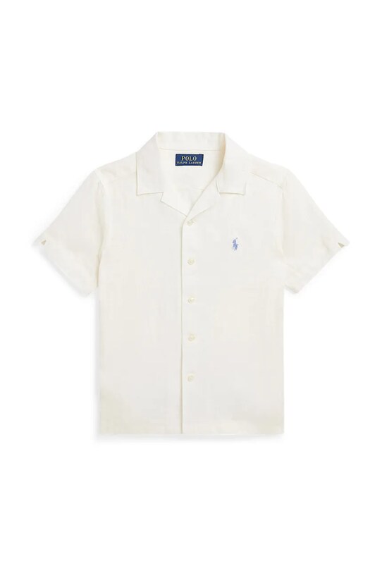 Дитяча лляна сорочка Polo Ralph Lauren casual білий 322964585001
