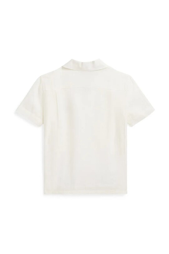 Дитяча лляна сорочка Polo Ralph Lauren 322964585001 білий SS25