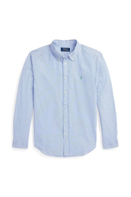 Polo Ralph Lauren koszula bawełniana dziecięca 323964692001 niebieski SS25