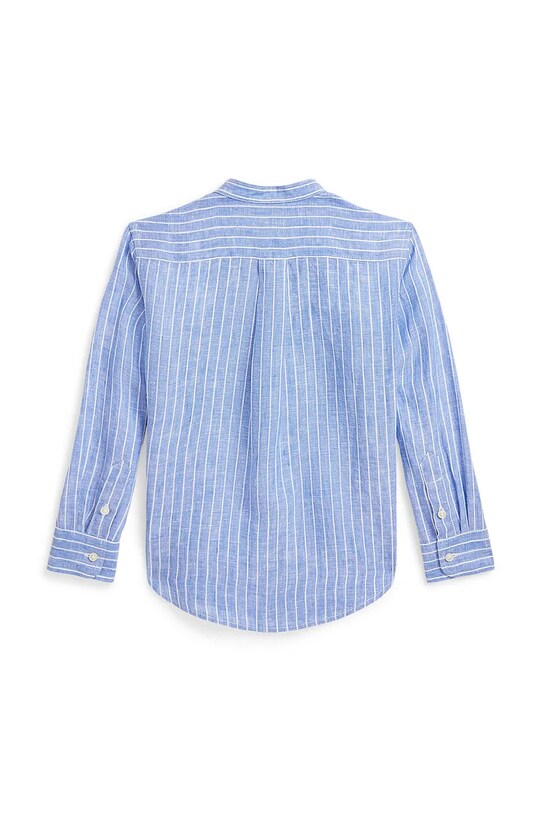 Дитяча бавовняна сорочка Polo Ralph Lauren 322964594001 блакитний SS25