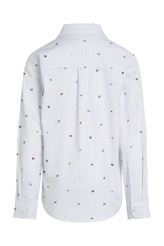 Košeľa Tommy Hilfiger KB0KB09796.PPYA modrá SS25