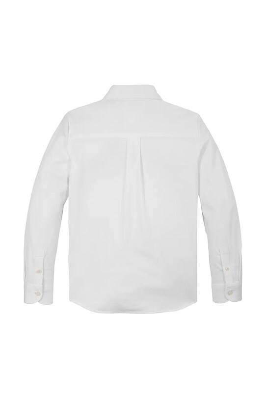 Băieți Tommy Hilfiger cămașă de bumbac pentru copii KB0KB09551.128.176.PPYA alb