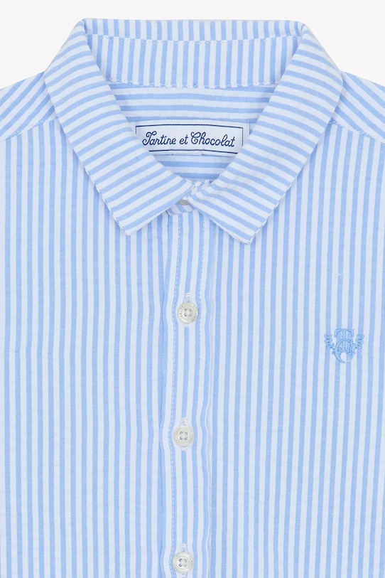 Băieți Tartine et Chocolat camasa de bumbac pentru copii CA12053.110 albastru