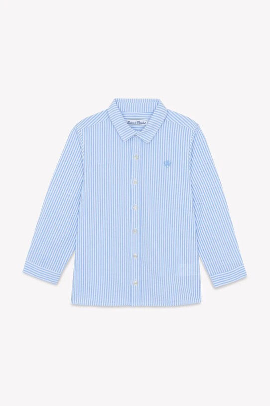 Παιδικό βαμβακερό πουκάμισο Tartine et Chocolat επίσημη μπλε CA12053.140.152
