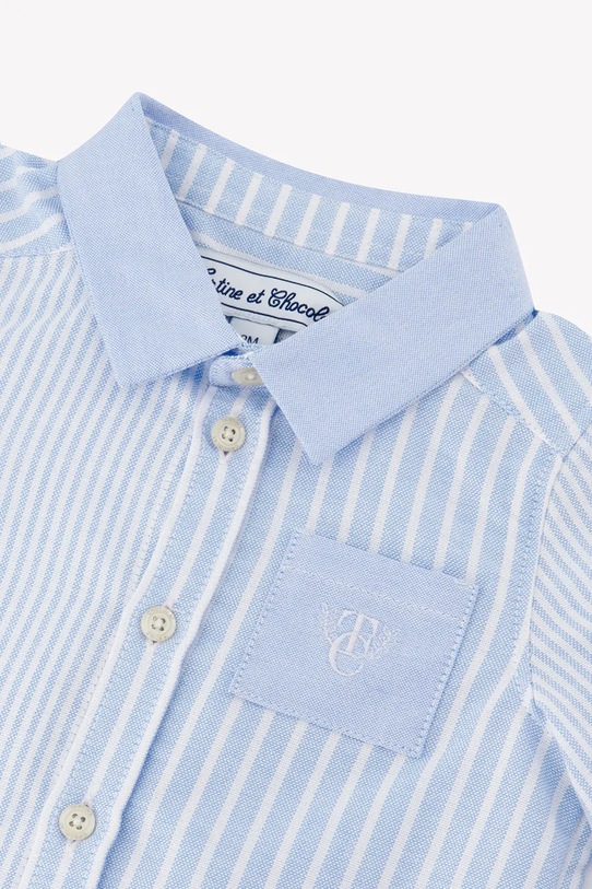 Tartine et Chocolat koszula bawełniana niemowlęca niebieski CA12081.80.94