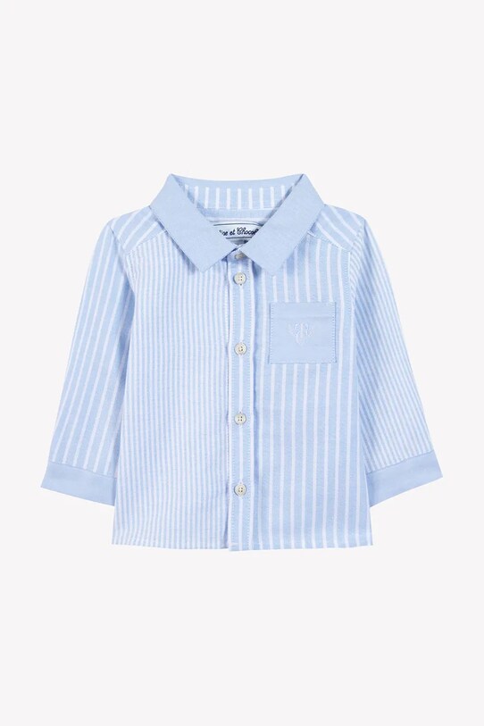 Дитяча бавовняна сорочка Tartine et Chocolat CA12081.104 блакитний SS25