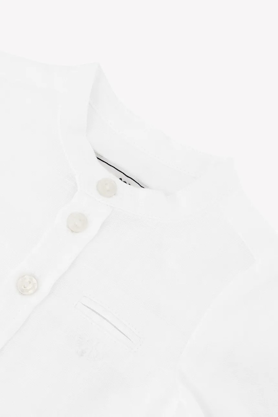 Λινό πουκάμισο για μωρά Tartine et Chocolat λευκό CA12051.80.104