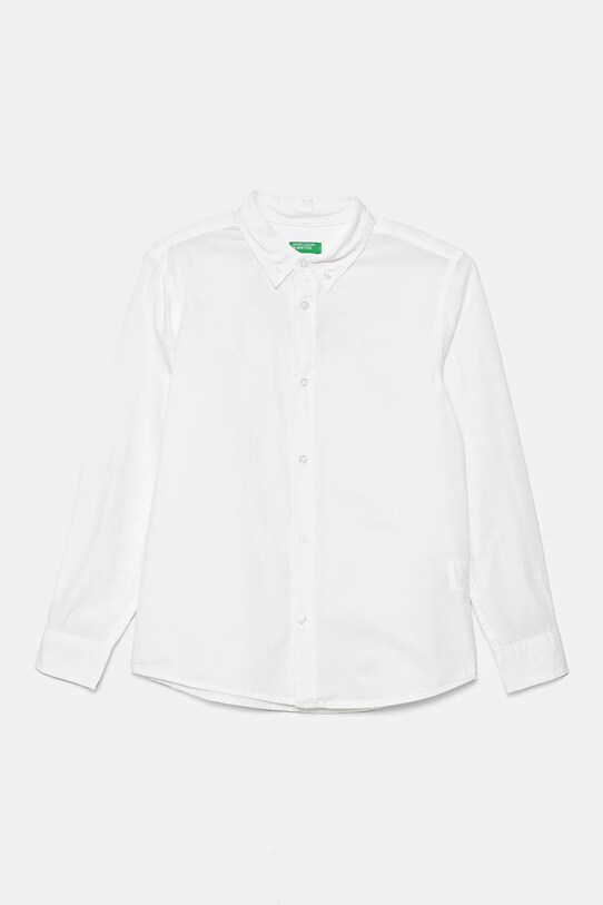 United Colors of Benetton gyerek ing pamutból pamut fehér 54AZCQ00R.G.Reprop.PPYA