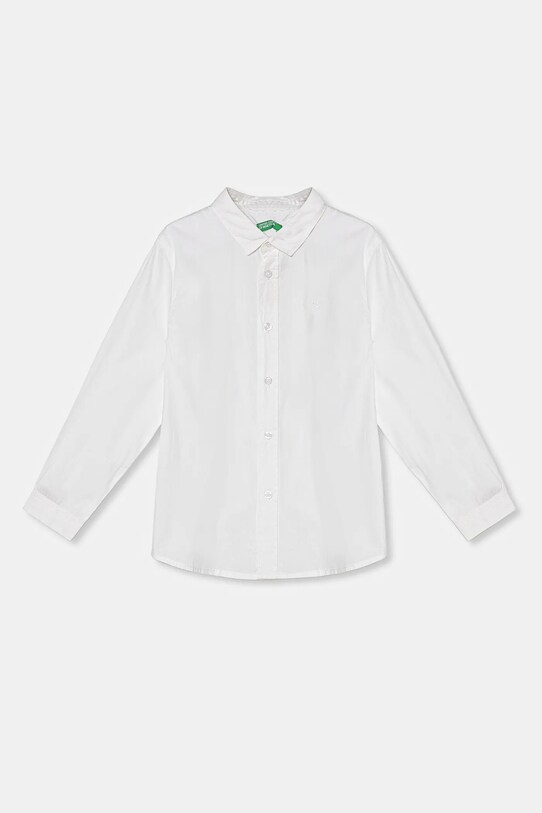 United Colors of Benetton gyerek ing pamutból pamut fehér 54AZGQ00J.P.Reprop.PPYA