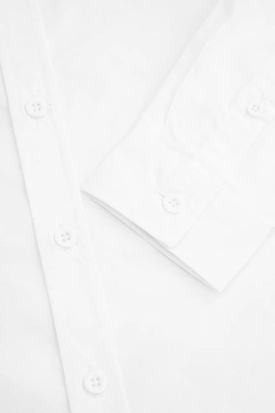 Coccodrillo koszula bawełniana dziecięca biały WC5136102EJB