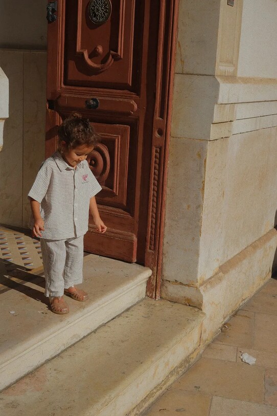 Konges Sløjd koszula bawełniana dziecięca RHW X KS DUO SHIRT GOTS KS103596