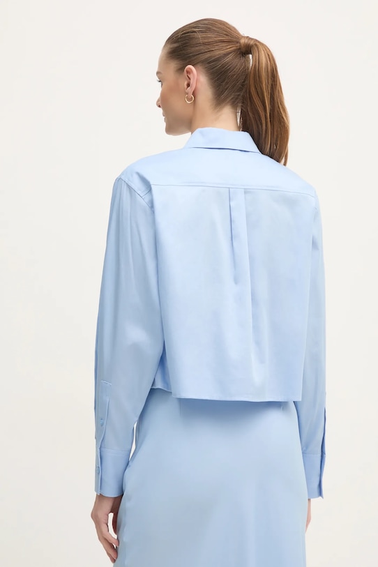 Одежда Хлопковая рубашка Calvin Klein K20K208068 голубой