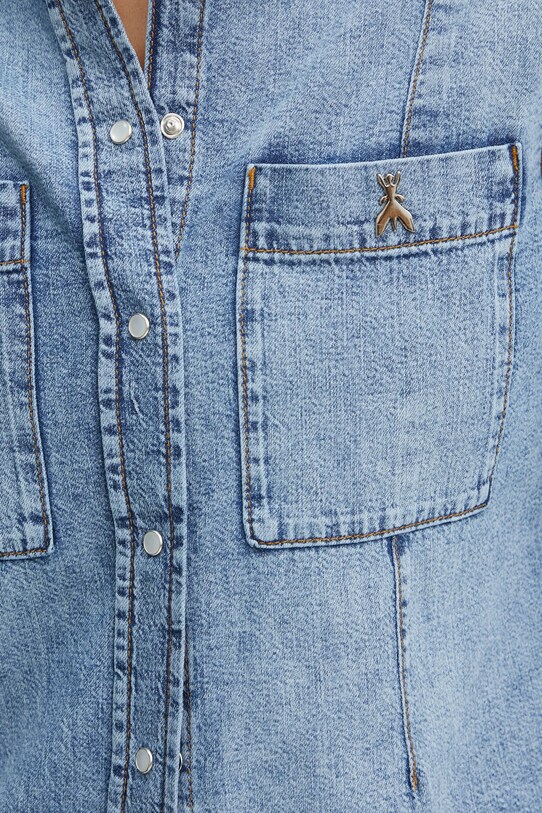 Patrizia Pepe camasa jeans 8C0771.D098 albastru