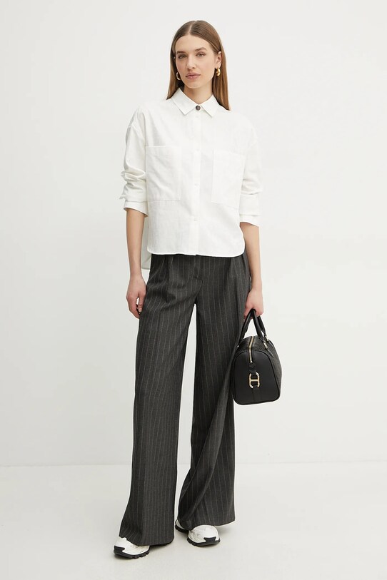 Armani Exchange camasa din bumbac XW000097.AF10820 bej SS25