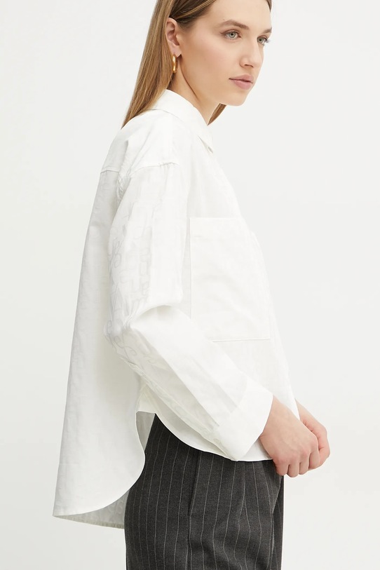 Armani Exchange camasa din bumbac bej XW000097.AF10820