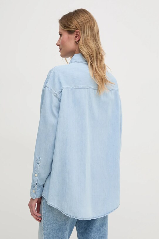 Îmbrăcăminte Calvin Klein Jeans camasa jeans J20J225010 albastru