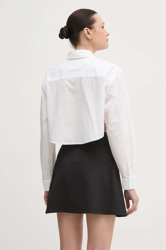 Odzież Calvin Klein Jeans koszula bawełniana J20J225078 biały