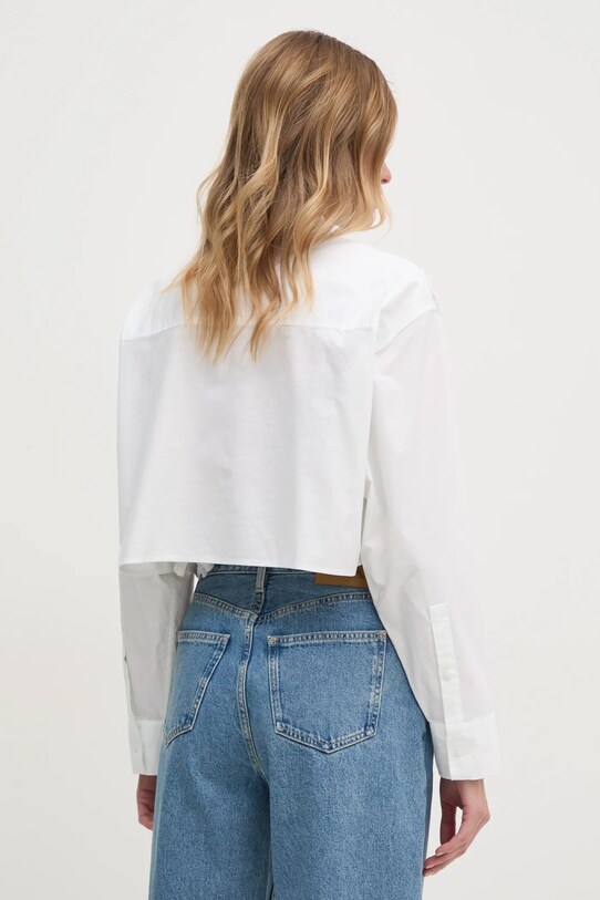 Одяг Бавовняна сорочка Calvin Klein Jeans J20J225079 бежевий